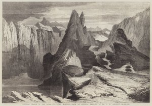 モンゴル国サイアン山脈の火山噴火口 作： Richard Principal Leitch